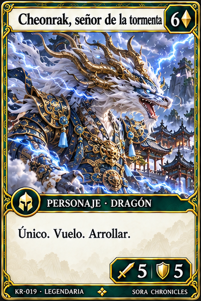 Cheonrak, señor de la tormenta